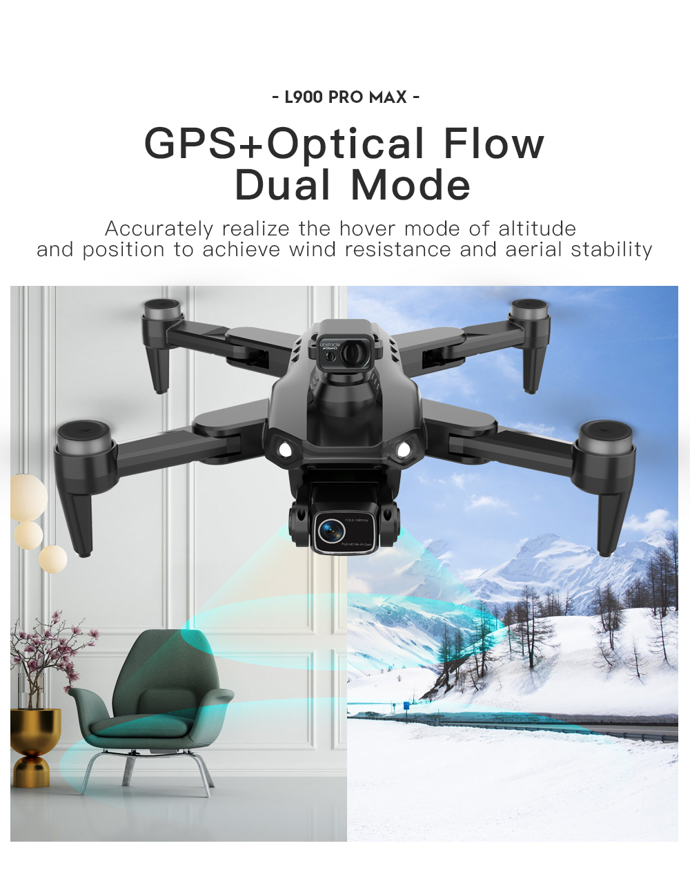 LYZRC L900 PRO MAX Лазерный GP – обзор и цена Drone Surveying